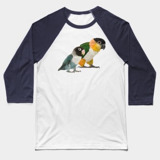 Caique and Agapornis Baseball T-Shirt